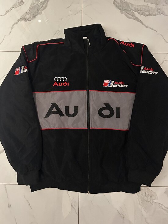 Kids Racing Jacket Audi | Jackets & Coats | Audi F Racing Jacket Black Vintage Style ...